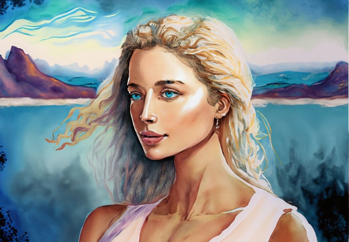 Atraktivní žena esence odvahy