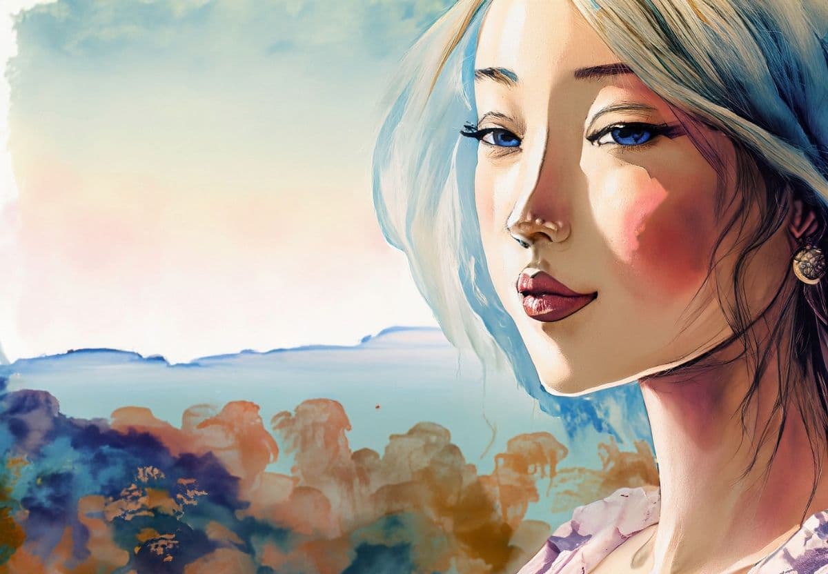 Hezká žena, esence klidu